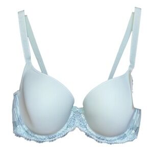 Wacoal 36D La Femme Underwire T-Shirt Bra Pastel Blue NWT